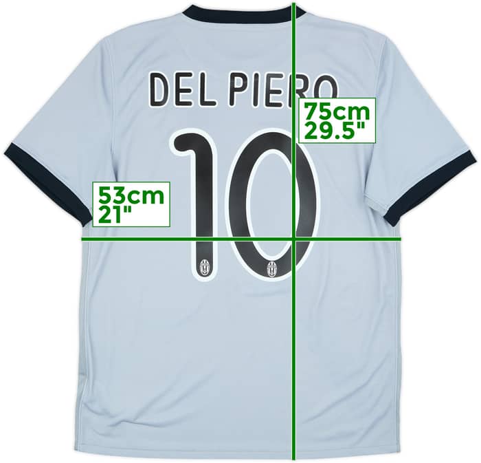 2009-10 Juventus Away Shirt Del Piero #10 - 9/10 - (M)