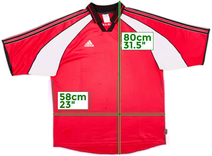 1999-00 Benfica European Home Shirt - 5/10 - (XL)