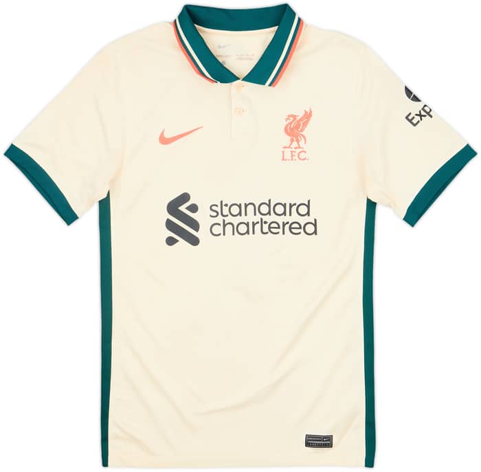 2021-22 Liverpool Away Shirt Virgil #4 - 7/10 - (XS)