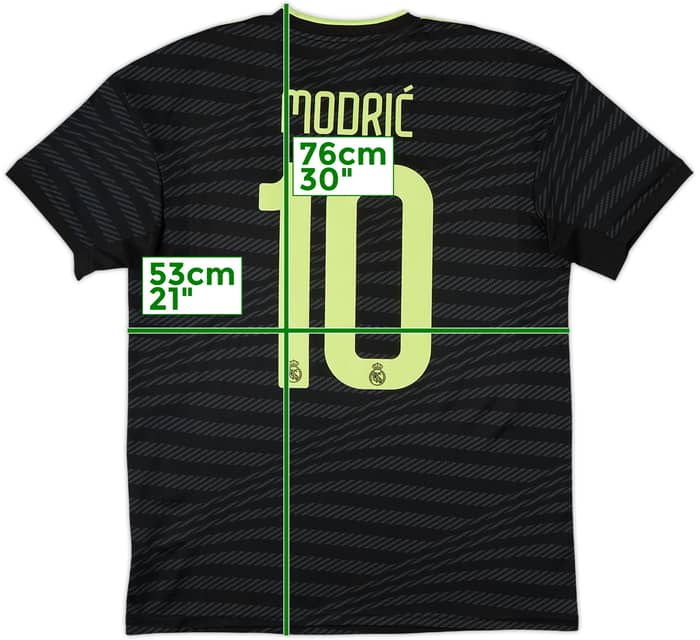 2022-23 Real Madrid Third Shirt Modric #10 - 8/10 - (M)