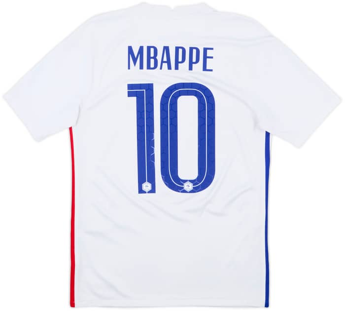 2020-21 France Away Shirt Mbappe #10 - 6/10 - (S)