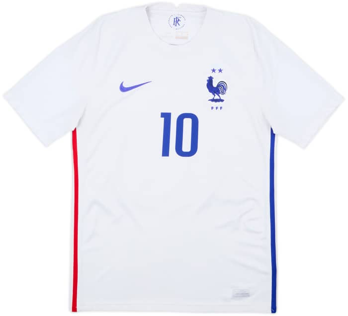 2020-21 France Away Shirt Mbappe #10 - 6/10 - (S)