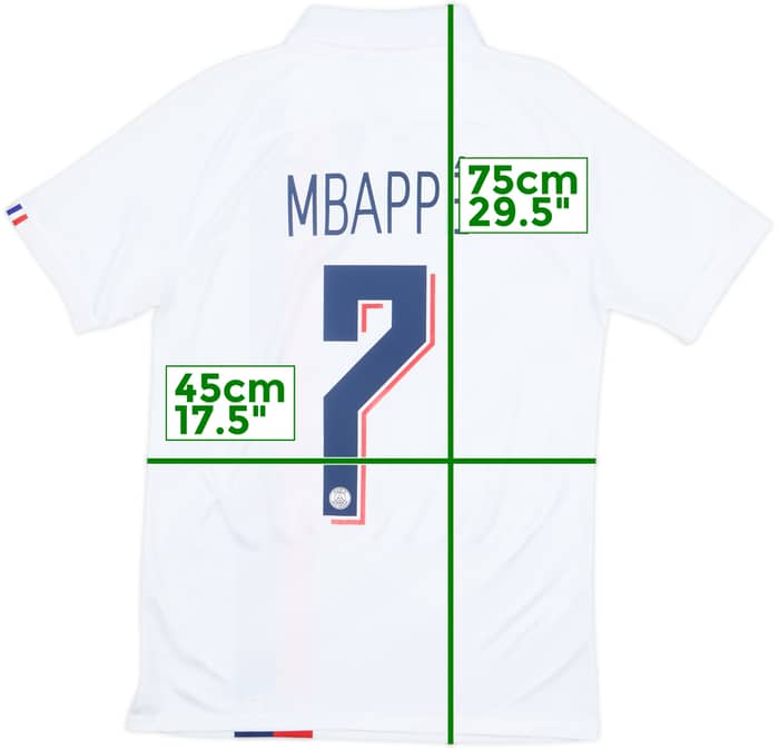 2019-20 Paris Saint-Germain Third Shirt Mbappe #7 - 9/10 - (S)