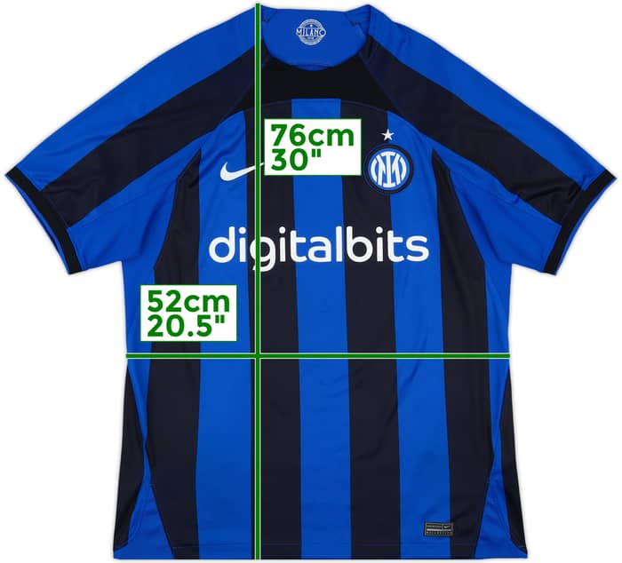 2022-23 Inter Milan Home Shirt - 9/10 - (L)