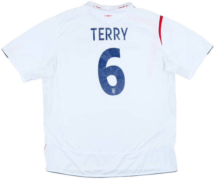 2005-07 England Home Shirt Terry #6 - 6/10 - (XXL)