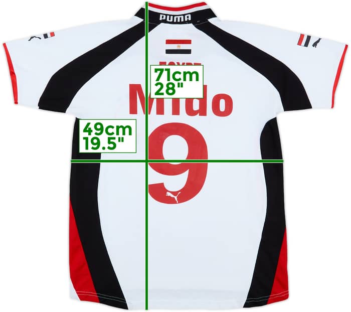 2003-04 Egypt Third Shirt Mido #9 - 6/10 - (S)
