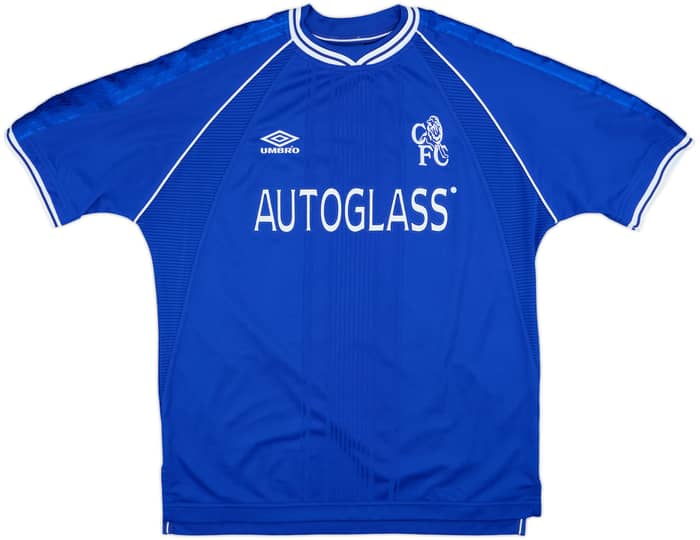 1999-01 Chelsea Home Shirt Zola #25 - 8/10 - (L)
