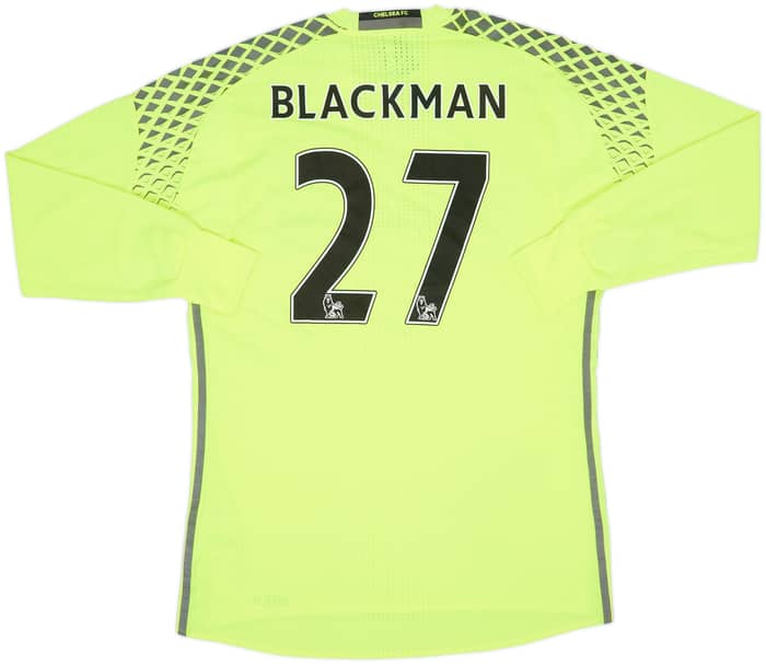 2016-17 Chelsea Player Issue GK Shirt Blackman #27 (L/XL)
