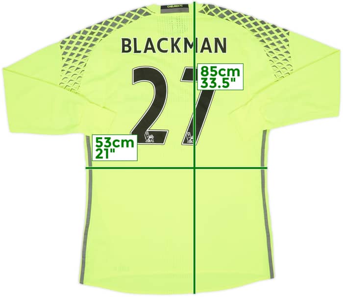 2016-17 Chelsea Player Issue GK Shirt Blackman #27 (L/XL)