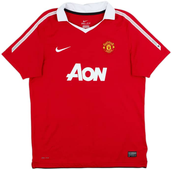 2010-11 Manchester United Home Shirt Rooney #10 - 7/10 - (XL.Boys)