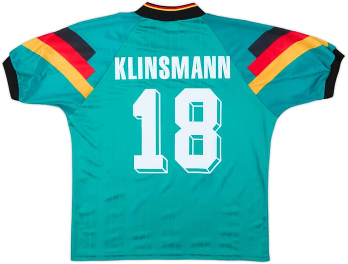 1992-94 Germany Away Shirt Klinsmann #18 - 10/10 - (L)