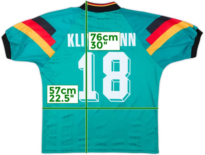 1992-94 Germany Away Shirt Klinsmann #18 - 10/10 - (L)