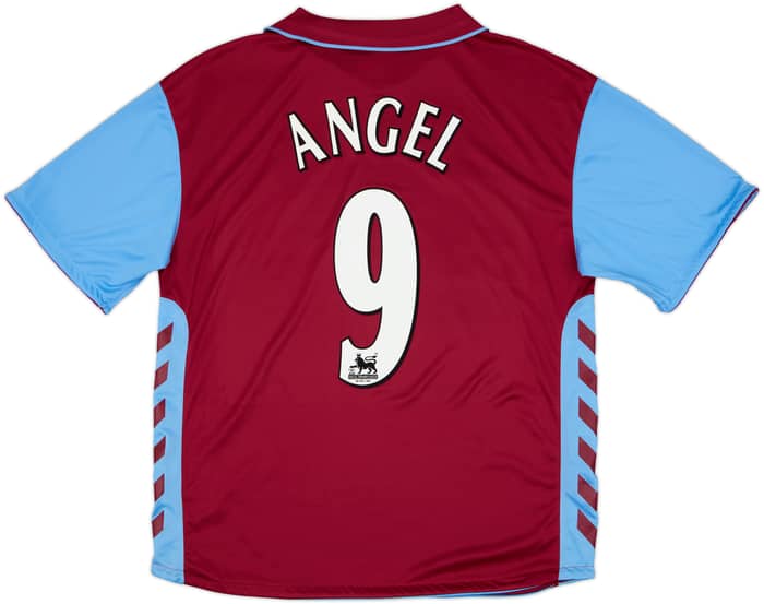 2006-07 Aston Villa Home Shirt Angel #9 - 9/10 - (M)