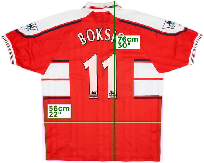2000-01 Middlesbrough Home Shirt Boksic #11 - 7/10 - (S)