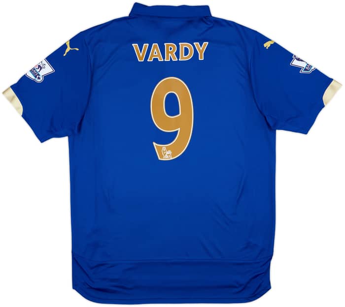 2014-15 Leicester Home Shirt Vardy #9 - 10/10 - (S)