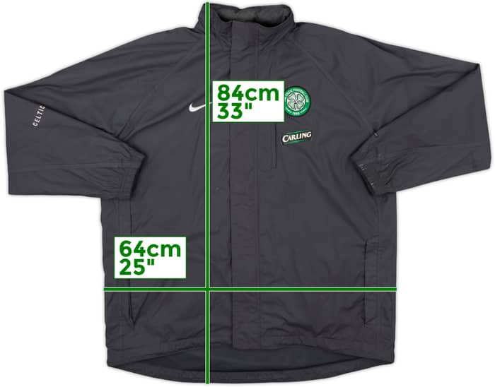 2005-06 Celtic Nike Hooded Rain Jacket - 7/10 - (L)