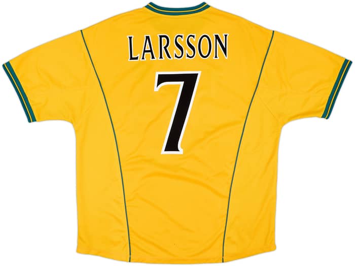 2000-02 Celtic Away Shirt Larsson #7 - 7/10 - (XXL)