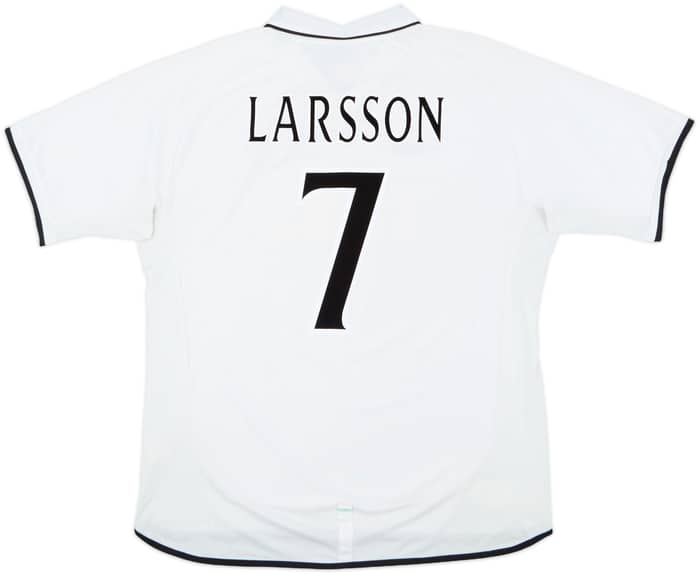 2001-02 Celtic Away Shirt Larsson #7 - 5/10 - (XXL)