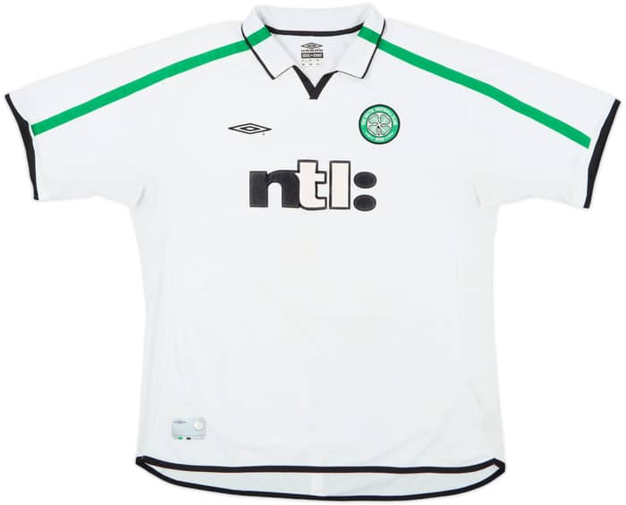 2001-02 Celtic Away Shirt Larsson #7 - 5/10 - (XXL)