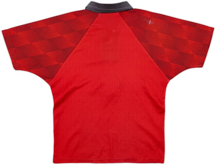 1996-98 Manchester United Home Shirt - 8/10 - (L.Boys)