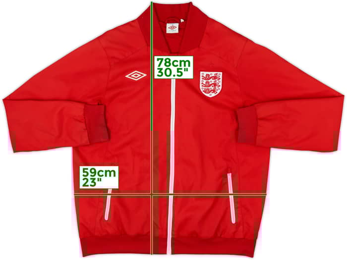 2012-13 England Umbro Track Jacket - 9/10 - (XL)