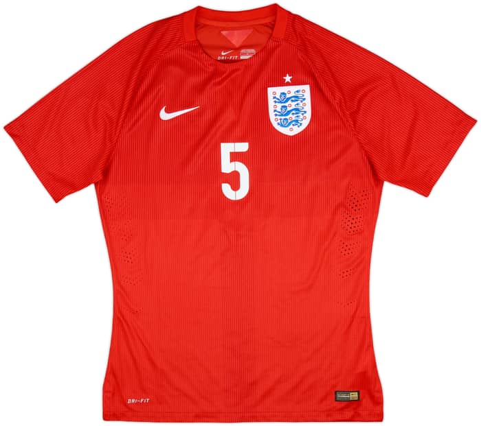 2014-15 England Player Issue Away Shirt #19 - 10/10 - (L)