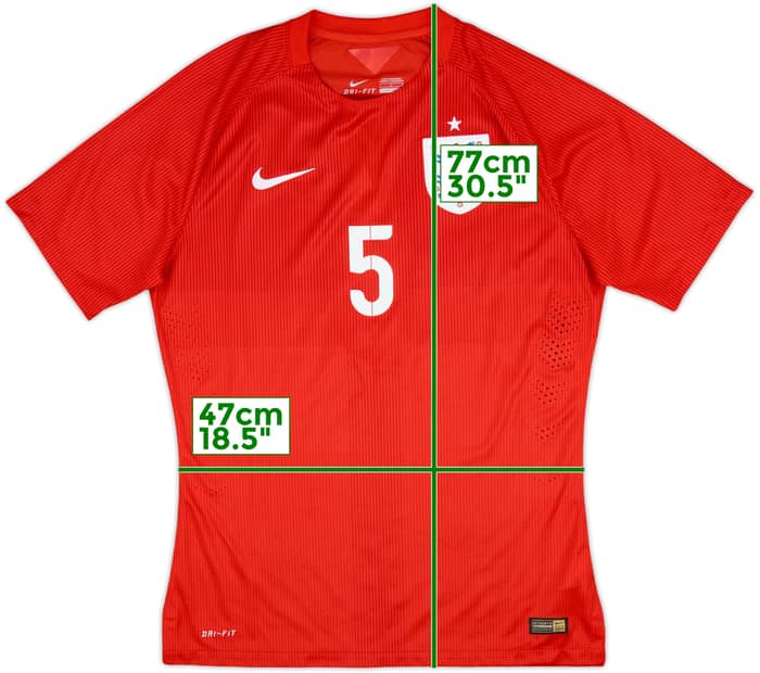 2014-15 England Player Issue Away Shirt #19 - 10/10 - (L)