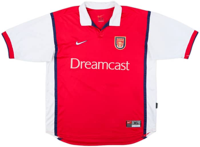 1999-00 Arsenal Home Shirt Henry #14 - 7/10 - (XL)