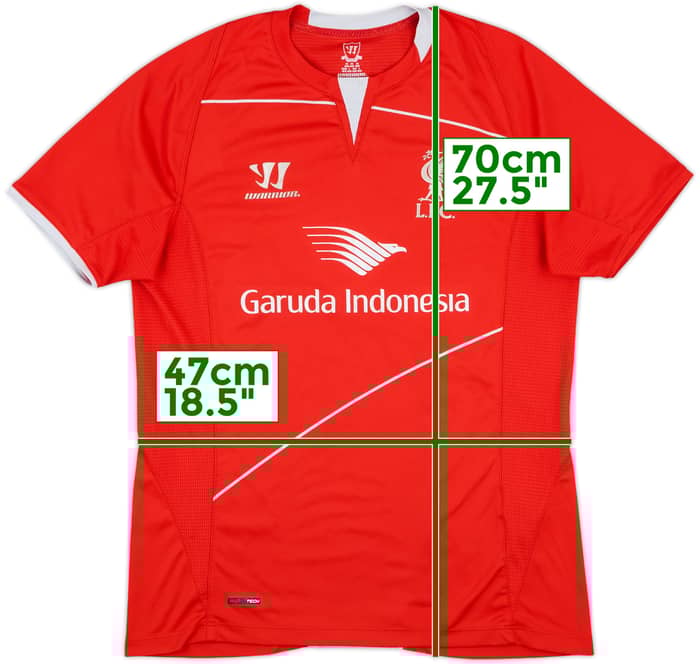 2014-15 Liverpool Warrior Training Shirt - 7/10 - (M)