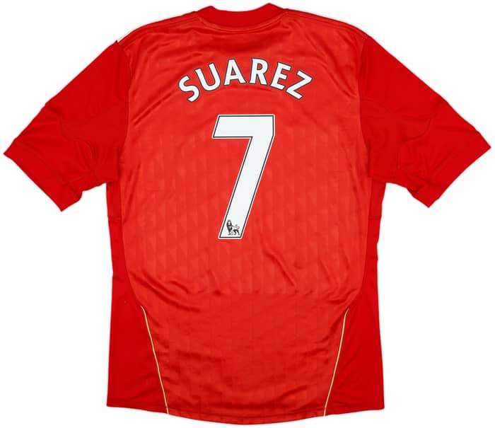 2010-12 Liverpool Home Shirt Suarez #7 - 7/10 - (M)