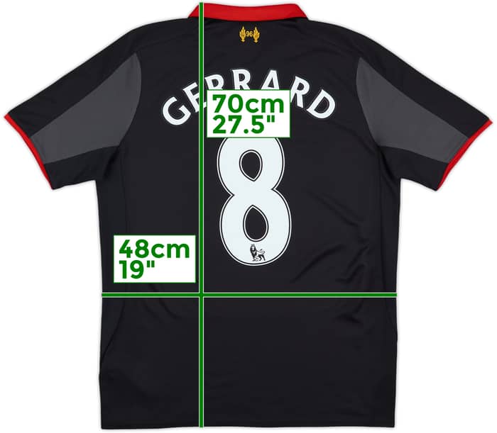 2014-15 Liverpool Third Shirt Gerrard #8 - 5/10 - (S)