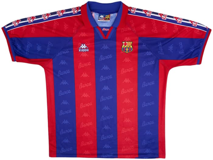 1995-97 Barcelona Home Shirt - 8/10 - (XXL)