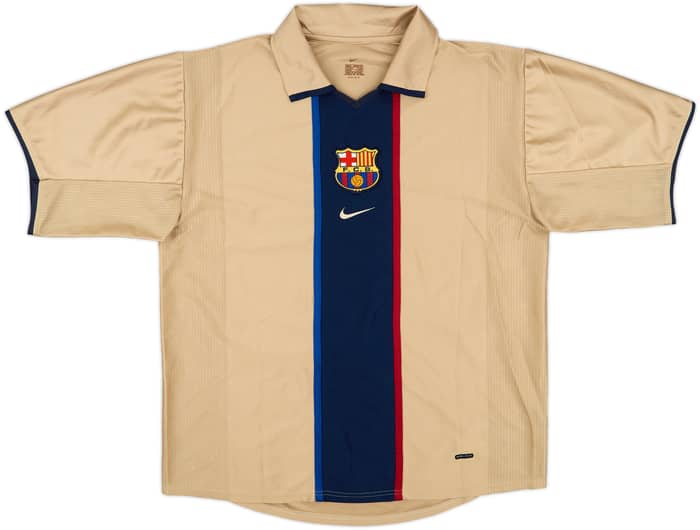 2001-03 Barcelona Away Shirt Rivaldo #10 - 9/10 - (L)