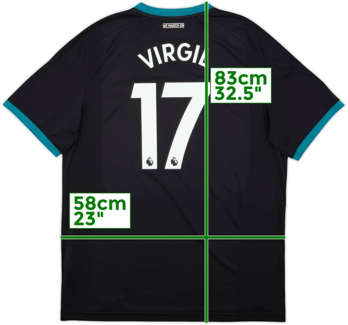 2017-18 Southampton Away Shirt Virgil #17 - 8/10 - (XL)