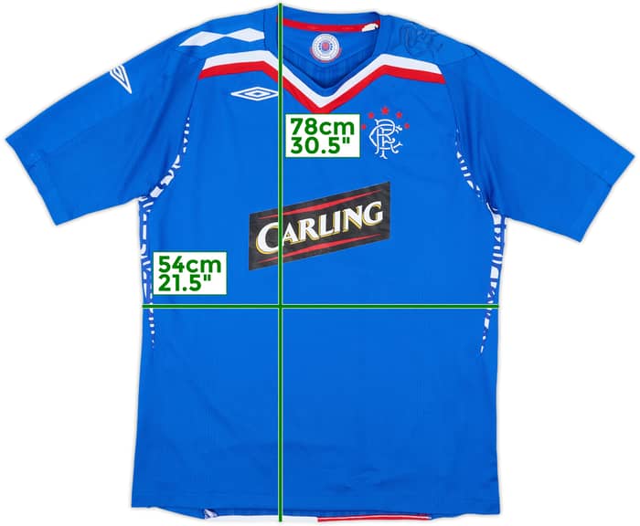 2007-08 Rangers Home Shirt - 4/10 - (L)