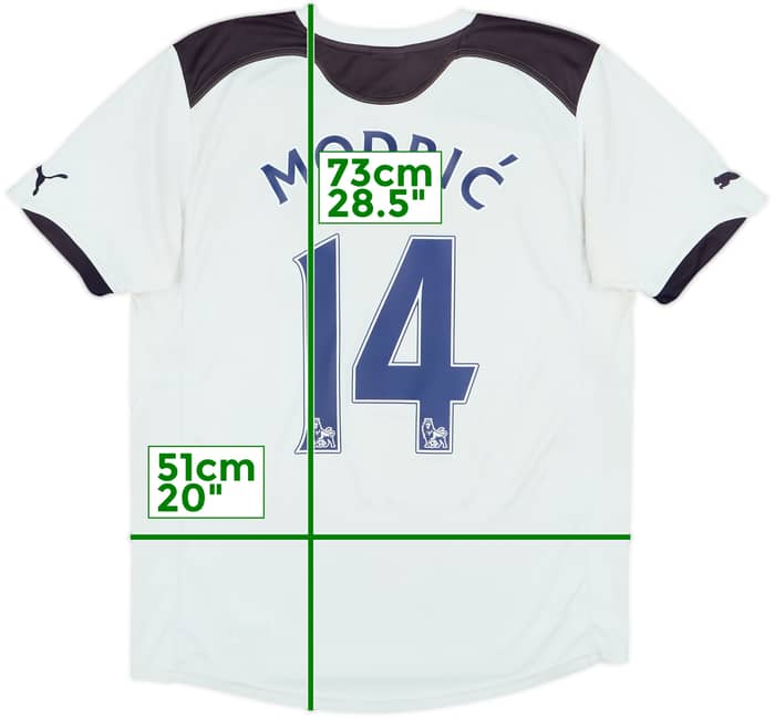 2010-11 Tottenham Home Shirt Modric #14 - 5/10 - (S)