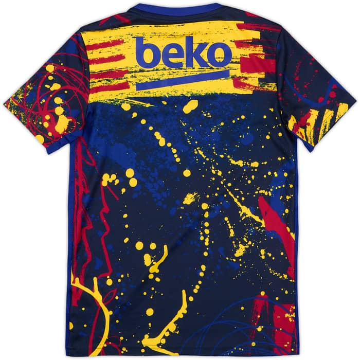 2020-21 Barcelona Nike Training Shirt - 10/10 - (M.Boys)