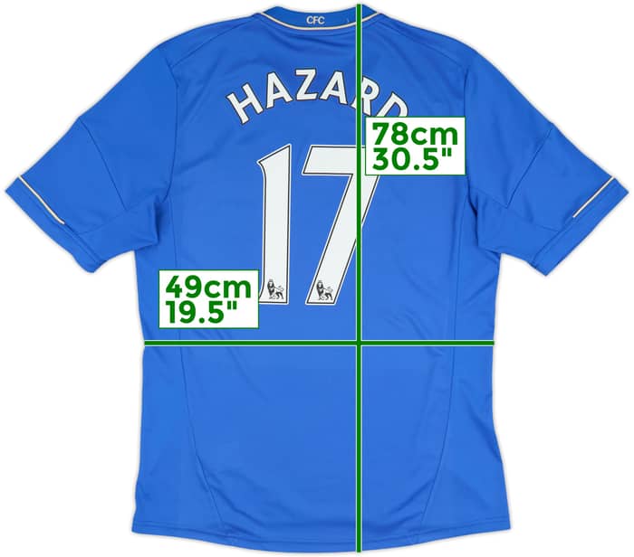 2012-13 Chelsea Home Shirt Hazard #17 - 9/10 - (L)