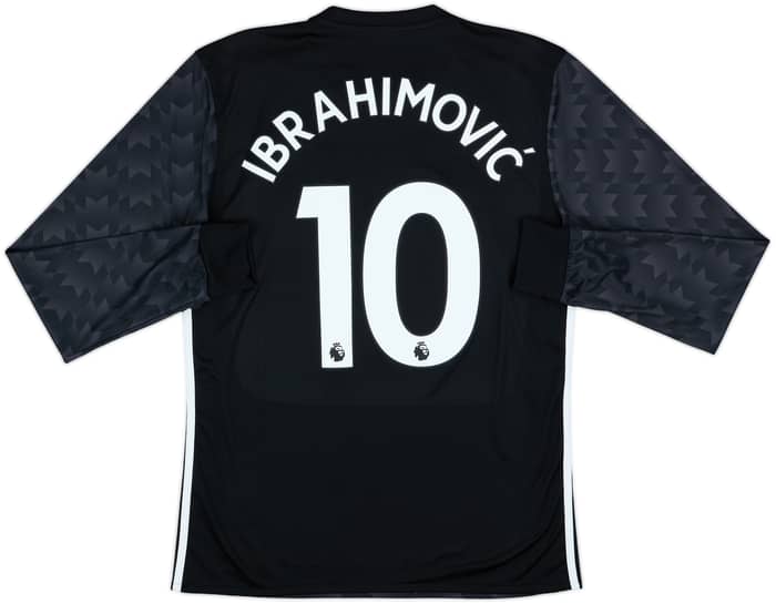 2017-18 Manchester United Away L/S Shirt Ibrahimovic #10 - 10/10 - (M)
