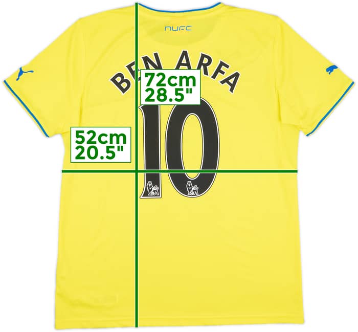 2013-14 Newcastle Third Shirt Ben Arfa #10 - 8/10 - (M)