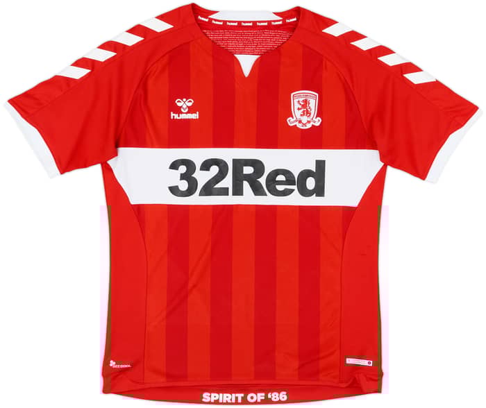 2018-19 Middlesbrough Home Shirt - 7/10 - (L)