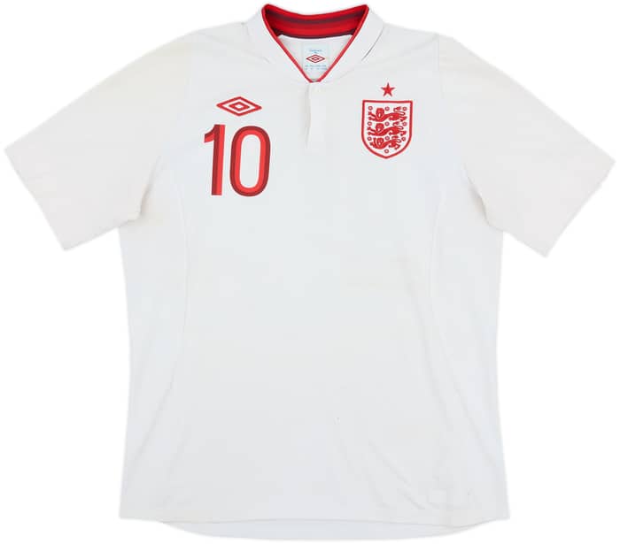 2012-13 England Home Shirt Rooney #10 - 5/10 - (L)