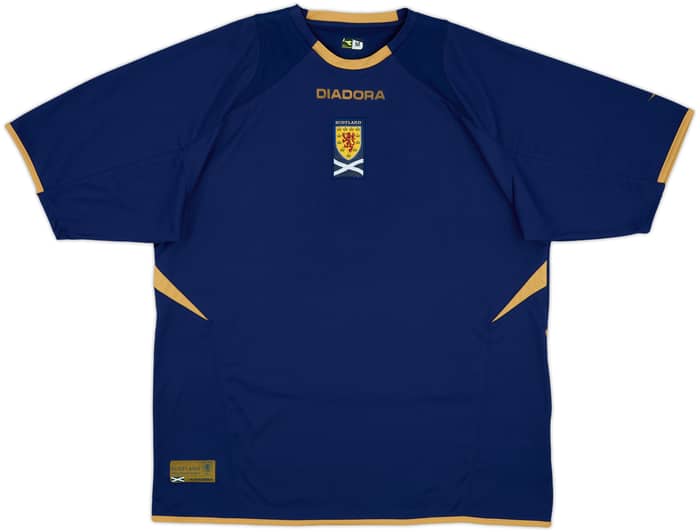 2007-08 Scotland Home Shirt - 9/10 - (M)