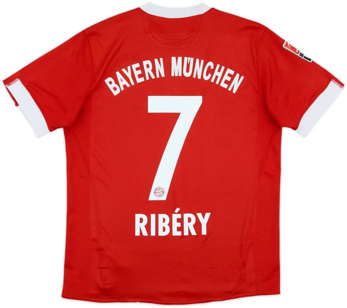 2009-10 Bayern Munich Home Shirt Ribery #7 - 7/10 - (XL.Boys)