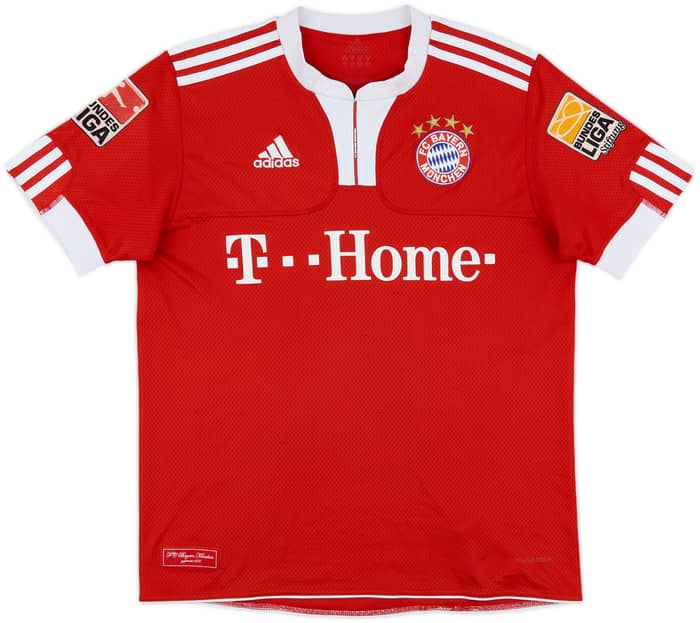 2009-10 Bayern Munich Home Shirt Ribery #7 - 7/10 - (XL.Boys)