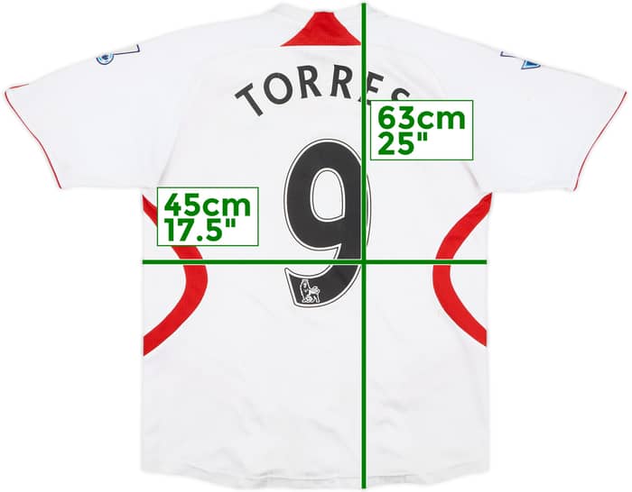 2007-08 Liverpool Away Shirt Torres #9 - 5/10 - (M.Boys)