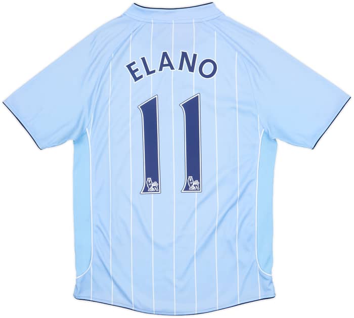 2007-08 Manchester City Home Shirt Elano #11 - 7/10 - (S)