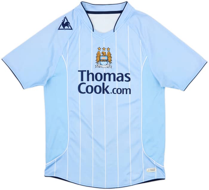 2007-08 Manchester City Home Shirt Elano #11 - 7/10 - (S)