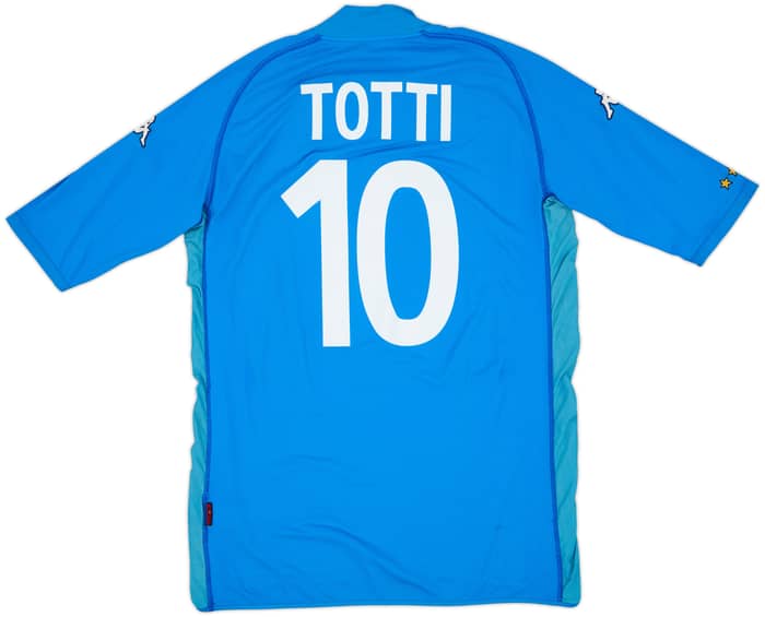 2002 Italy Home Shirt Totti #10 - 5/10 - (XL)