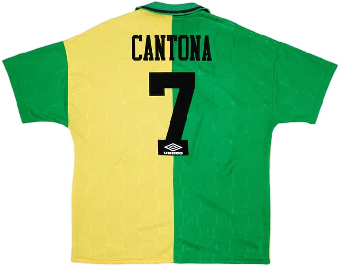 1992-94 Manchester United Third Shirt Cantona #7 - 8/10 - (XXL)